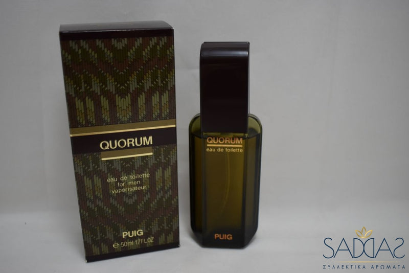 Puig Quorum (Version De 1982) Original For Men / Pour Homme Eau Toilette Vaporisareur 50 Ml 1.7