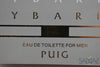 Puig Sybaris (Version De 1988) Original For Men / Pour Homme Eau Toilette 100 Ml 3.4 Fl.oz.