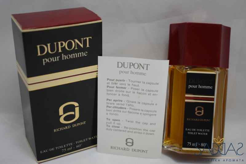 Richard Dupont Pour Homme (Version De 1980) Eau Toilette 75 Ml 2.5 Fl.oz.