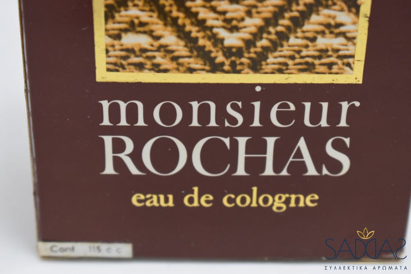 Rochas Monsieur Pour Homme / For Men (Version De 1969) Original Eau Cologne 115 Ml 3.85 Fl.oz.